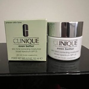 Clinique even better moisturizer.